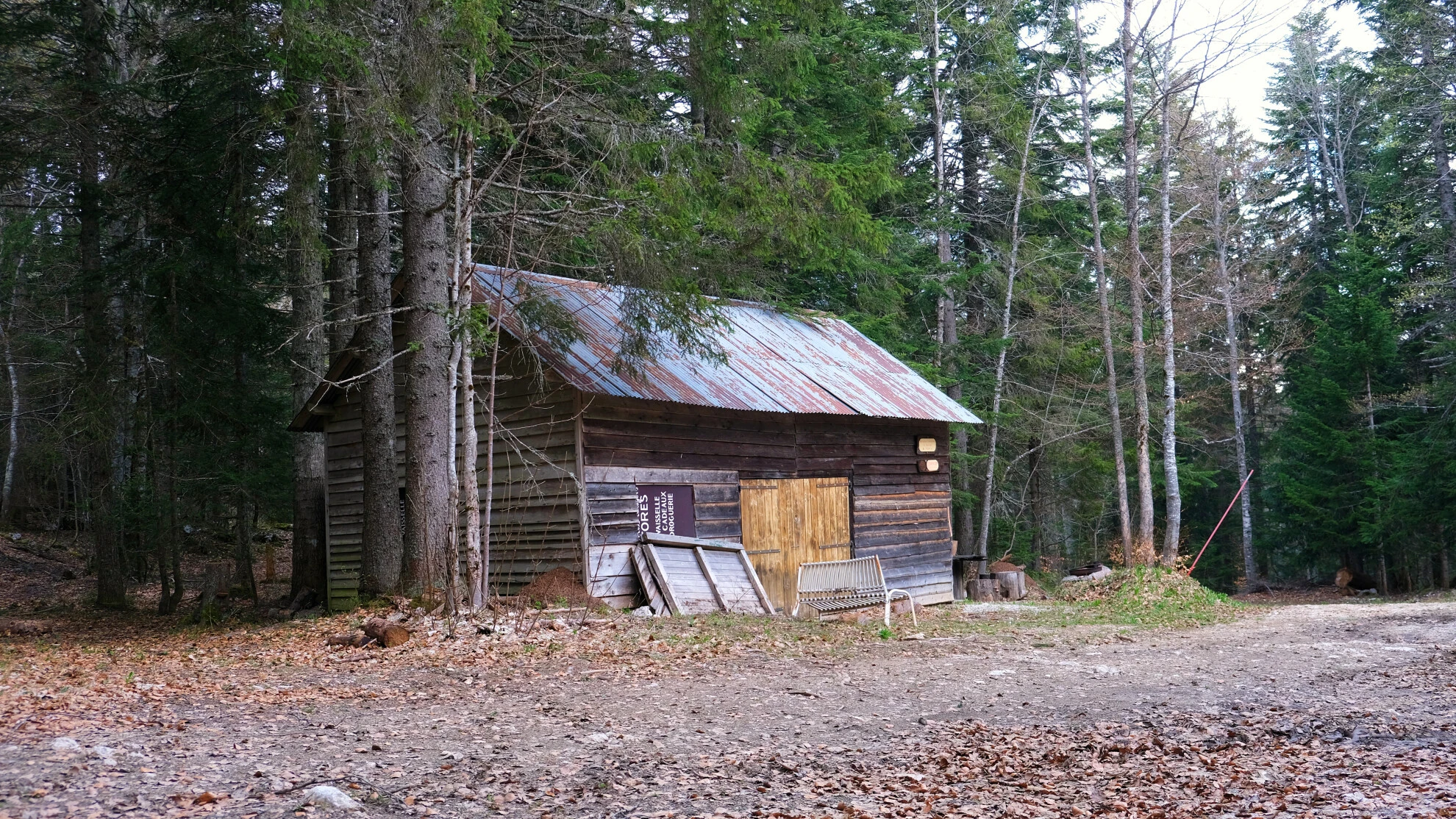 Baraque forestière des Girodines dans le Vercors