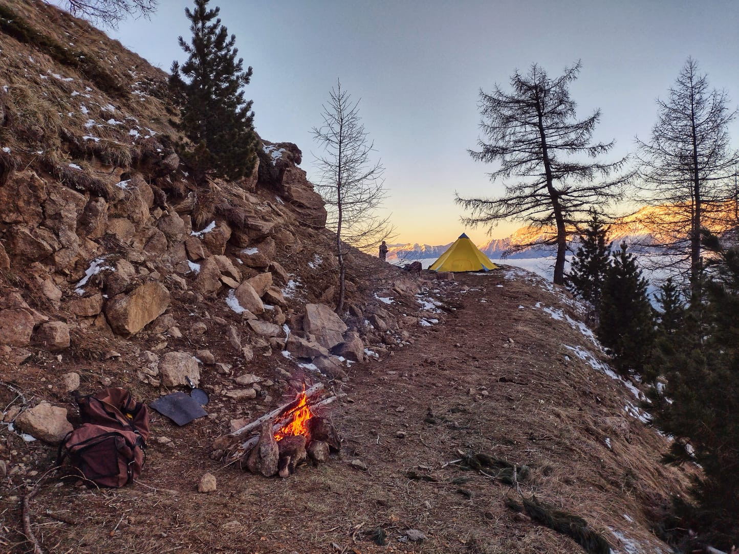 bivouac anniversaire sous tipi