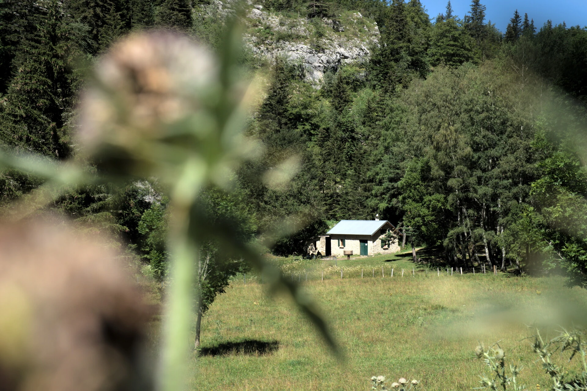 Cabane de la Fauge dans le Vercors