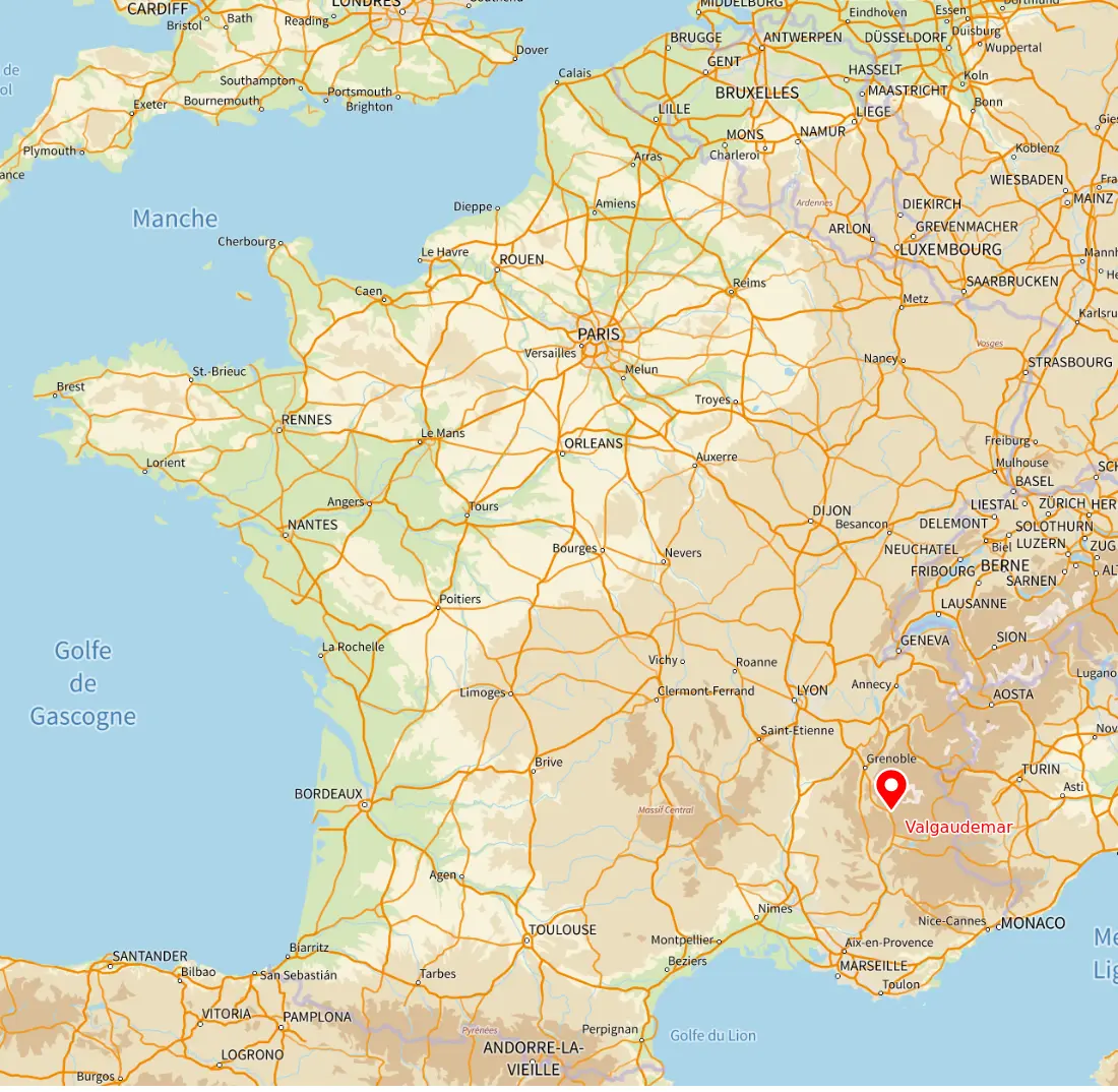 carte valgaudemar localisation