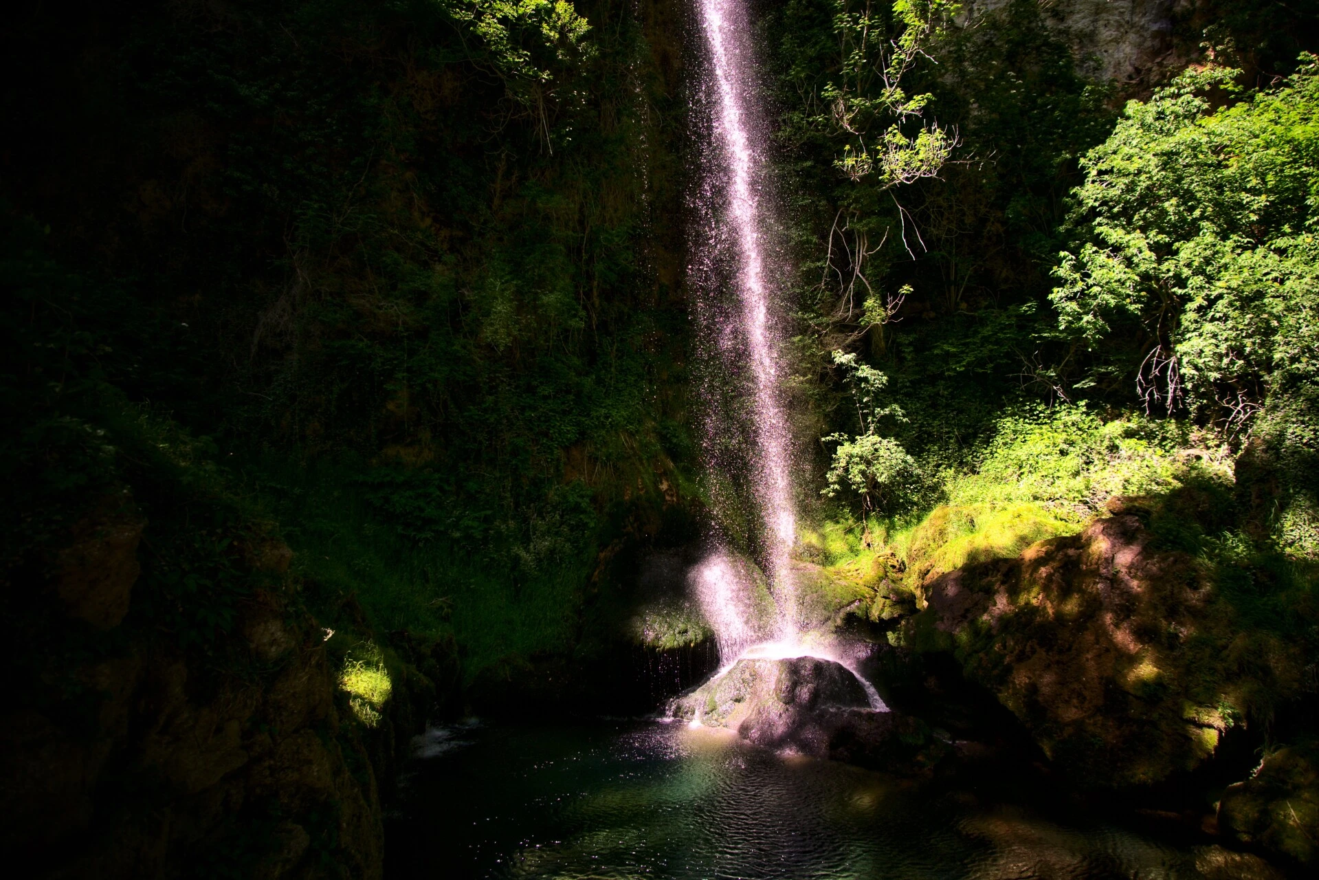 La cascade Verte dans le Vercors