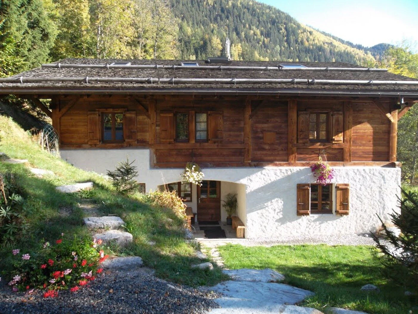 Chalet Les Méandres aux Houches, départ du Tour du Mont-Blanc