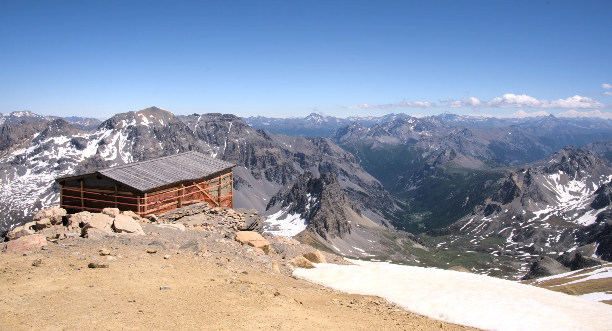 La chapelle au sommet du Mont Thabor
