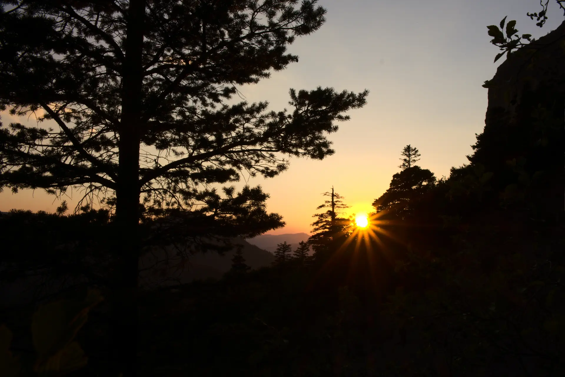 Coucher de soleil Dévoluy