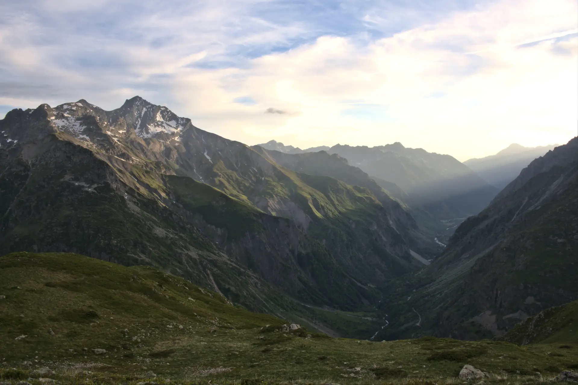 Coucher de soleil Plateau des Trières