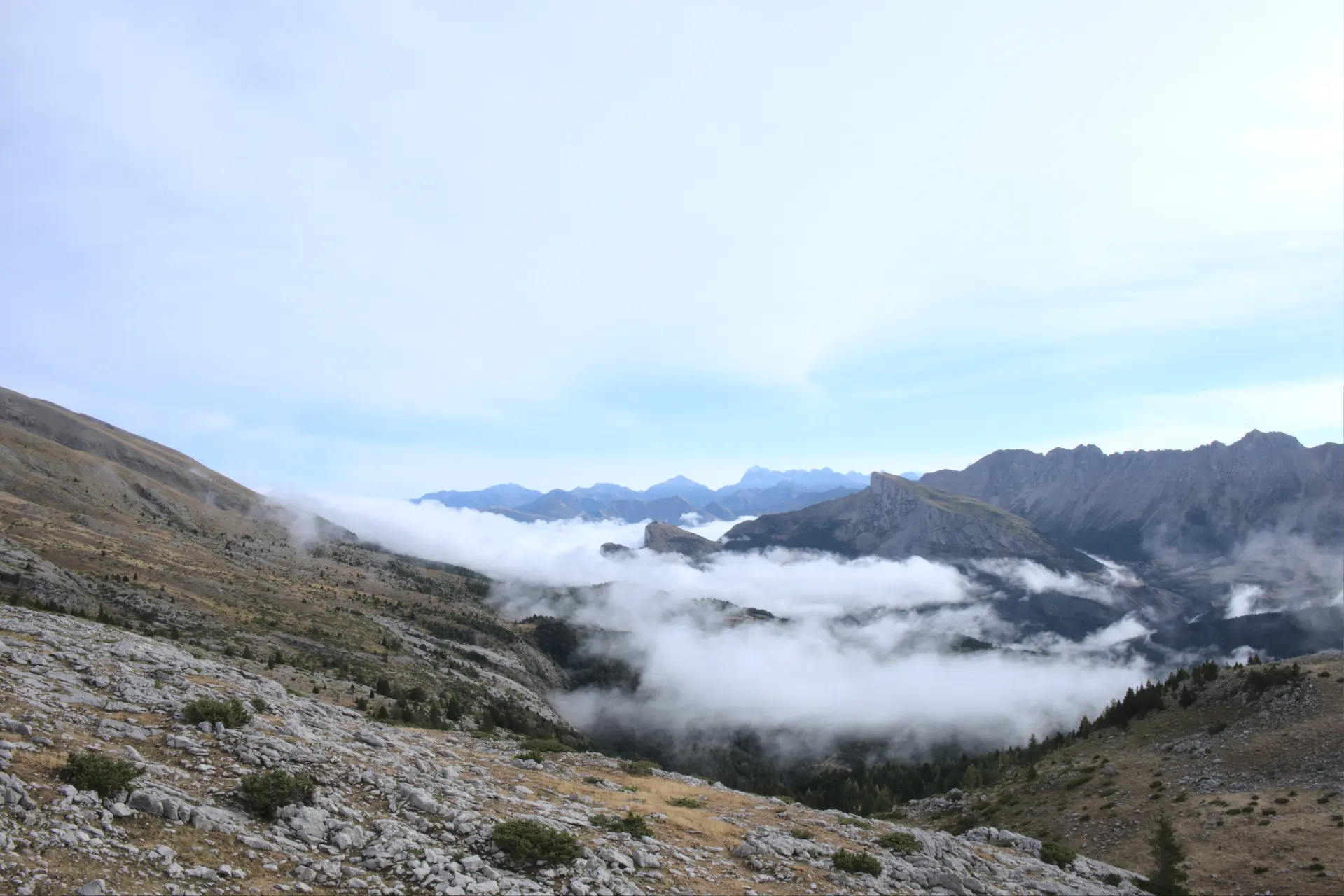 Dévoluy Tête du Gicon depuis le Grand Ferrand