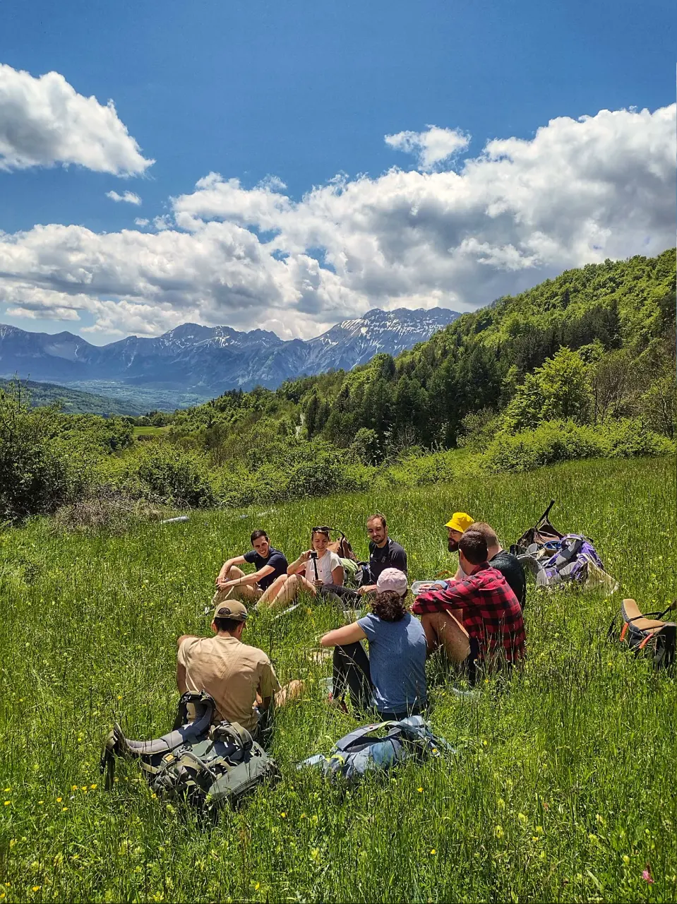 evjf printemps montagne