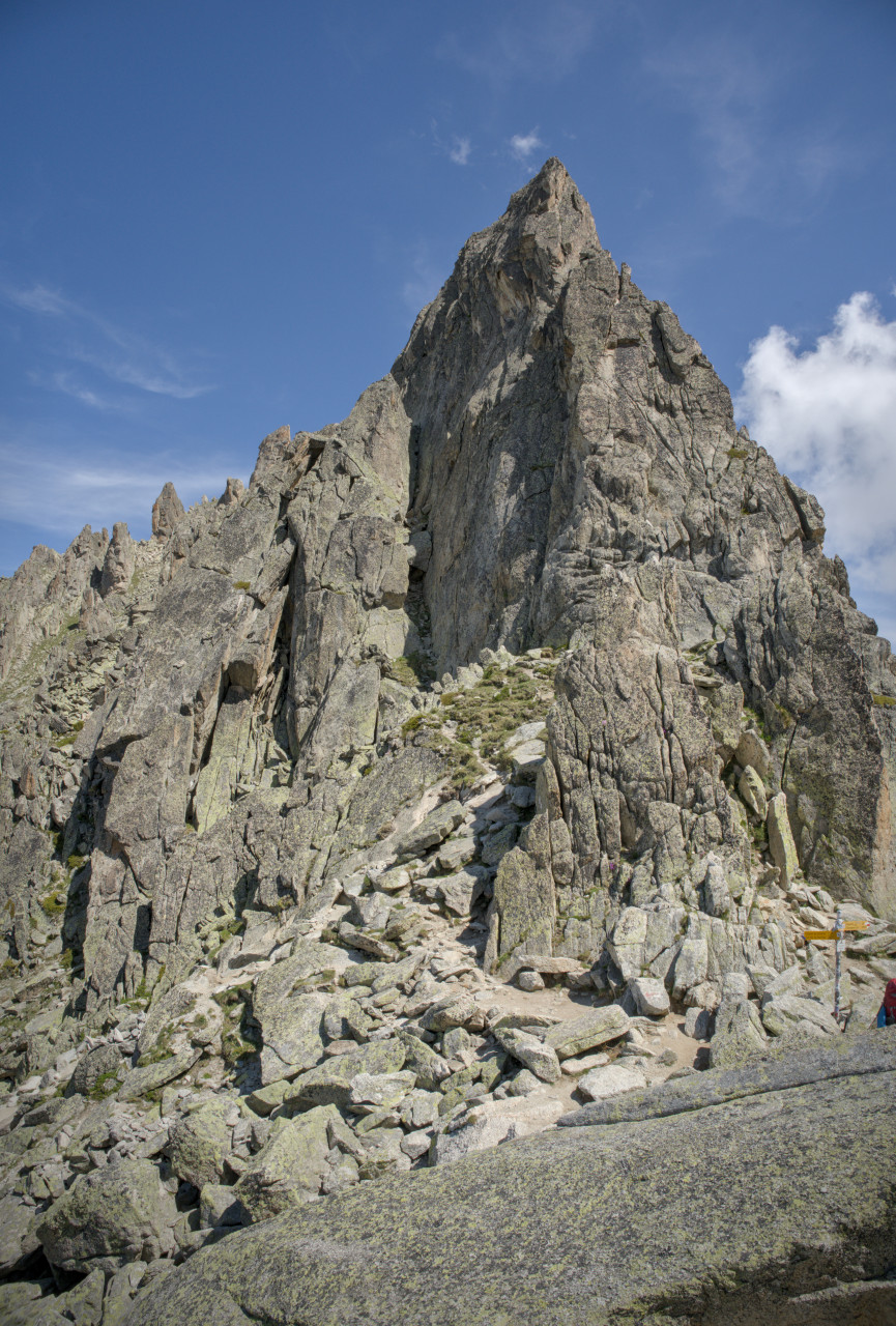 Fenêtre d'Arpette - Vue Ouest - TMB
