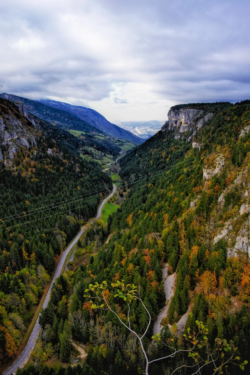 Gorges du Furon à Sassenage en automne