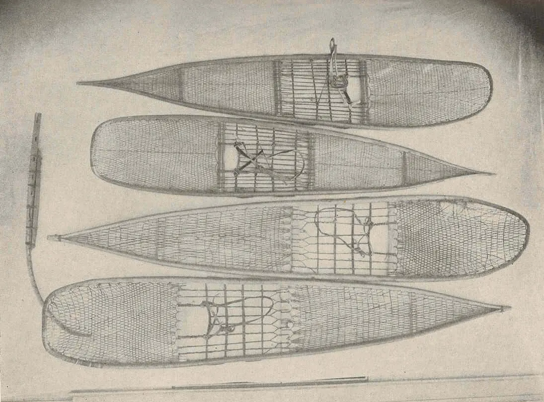 Types de raquettes traditionnelles de la vallée du Yukon