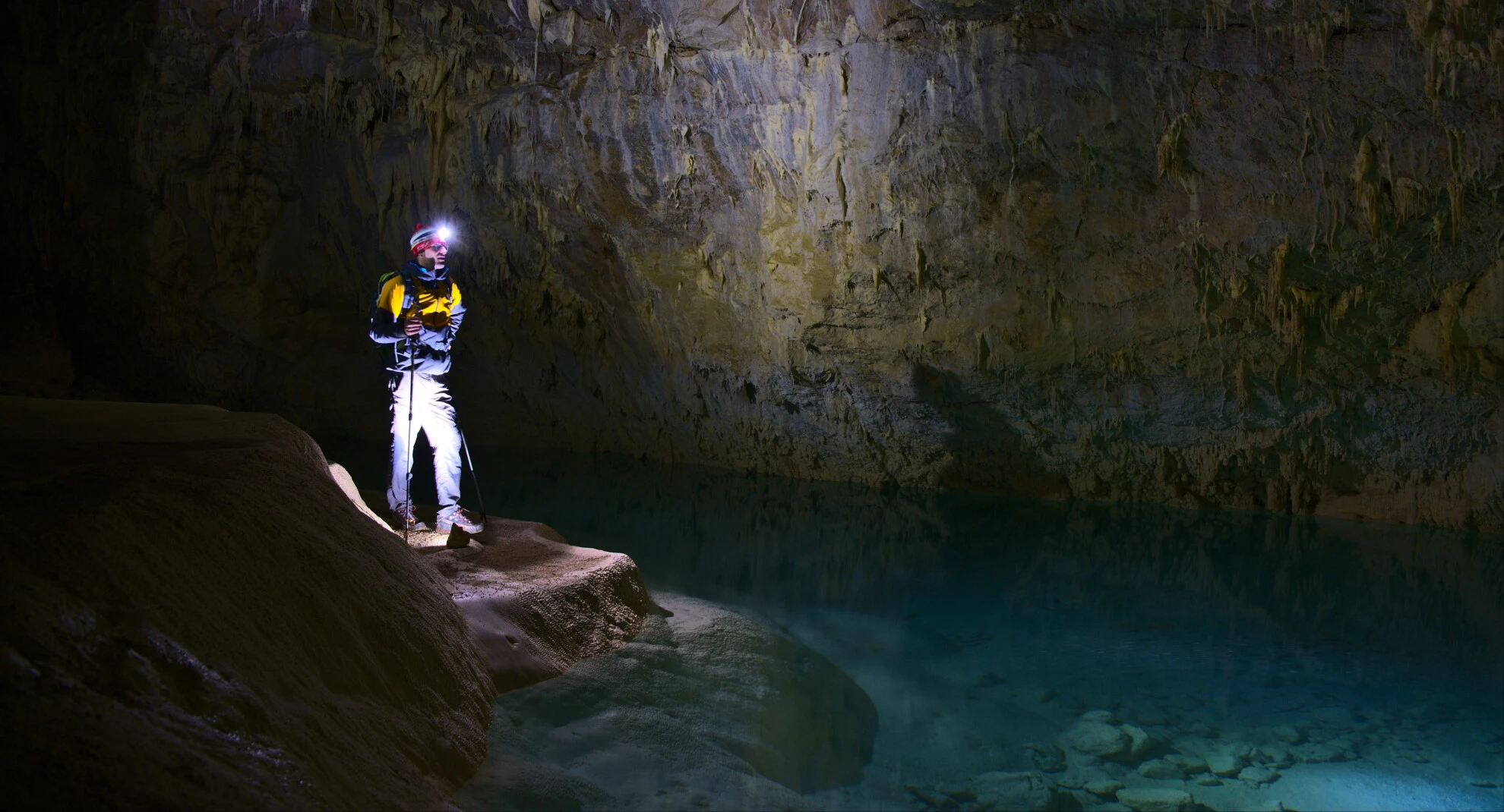 Lac souterrain dans le karst du Vercors