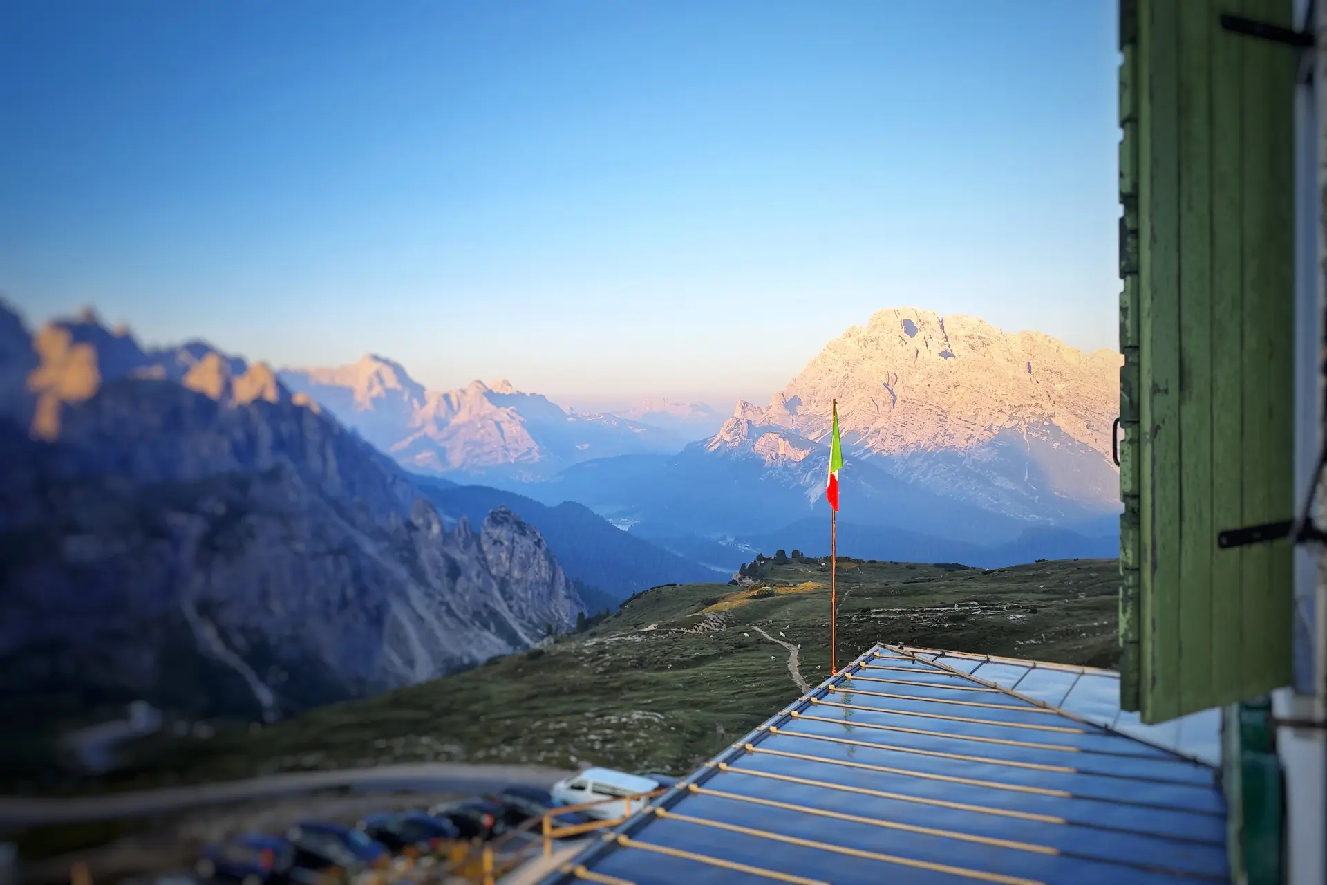 Lever de soleil Refuge Auronzo