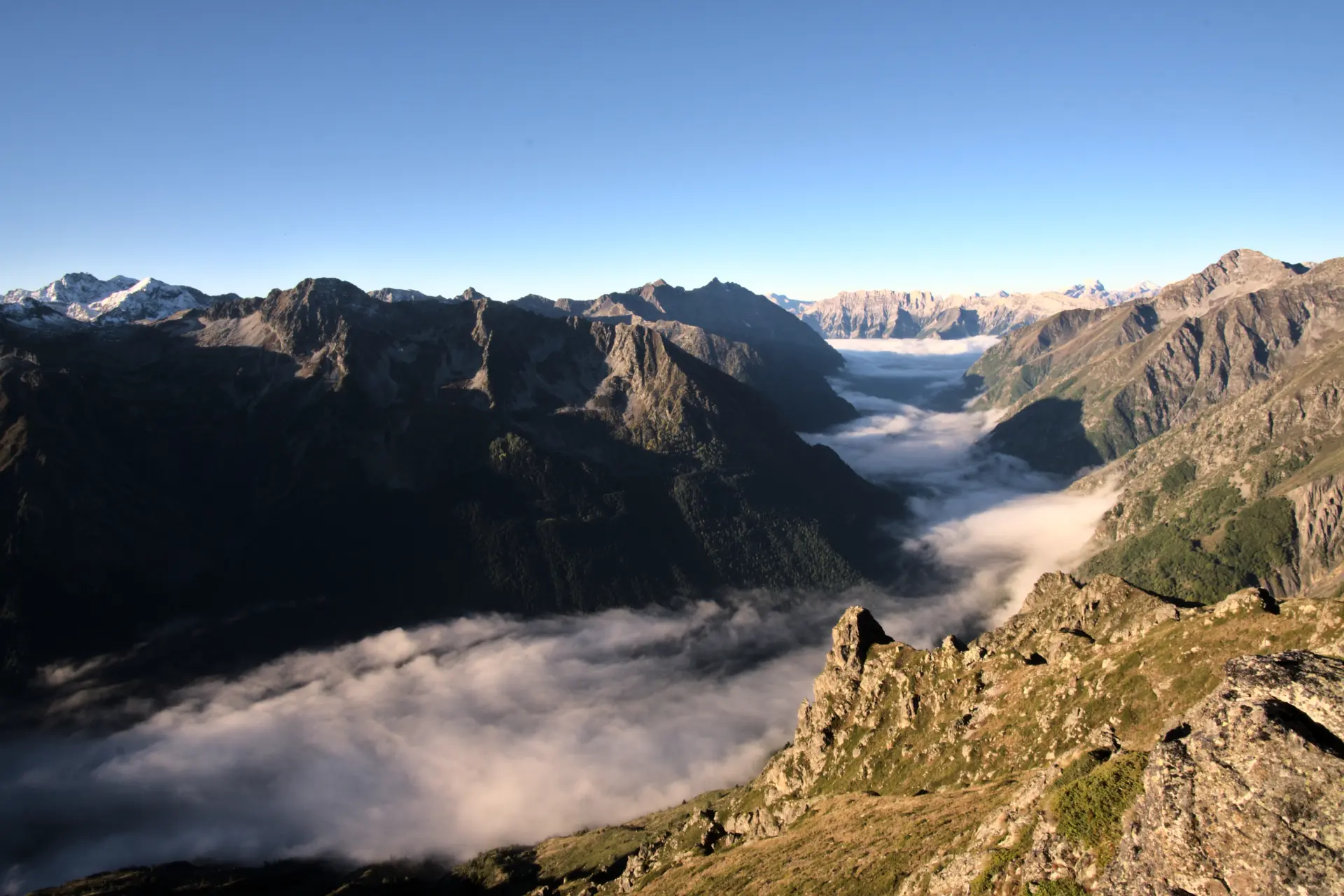 Mer de nuage col des colombes