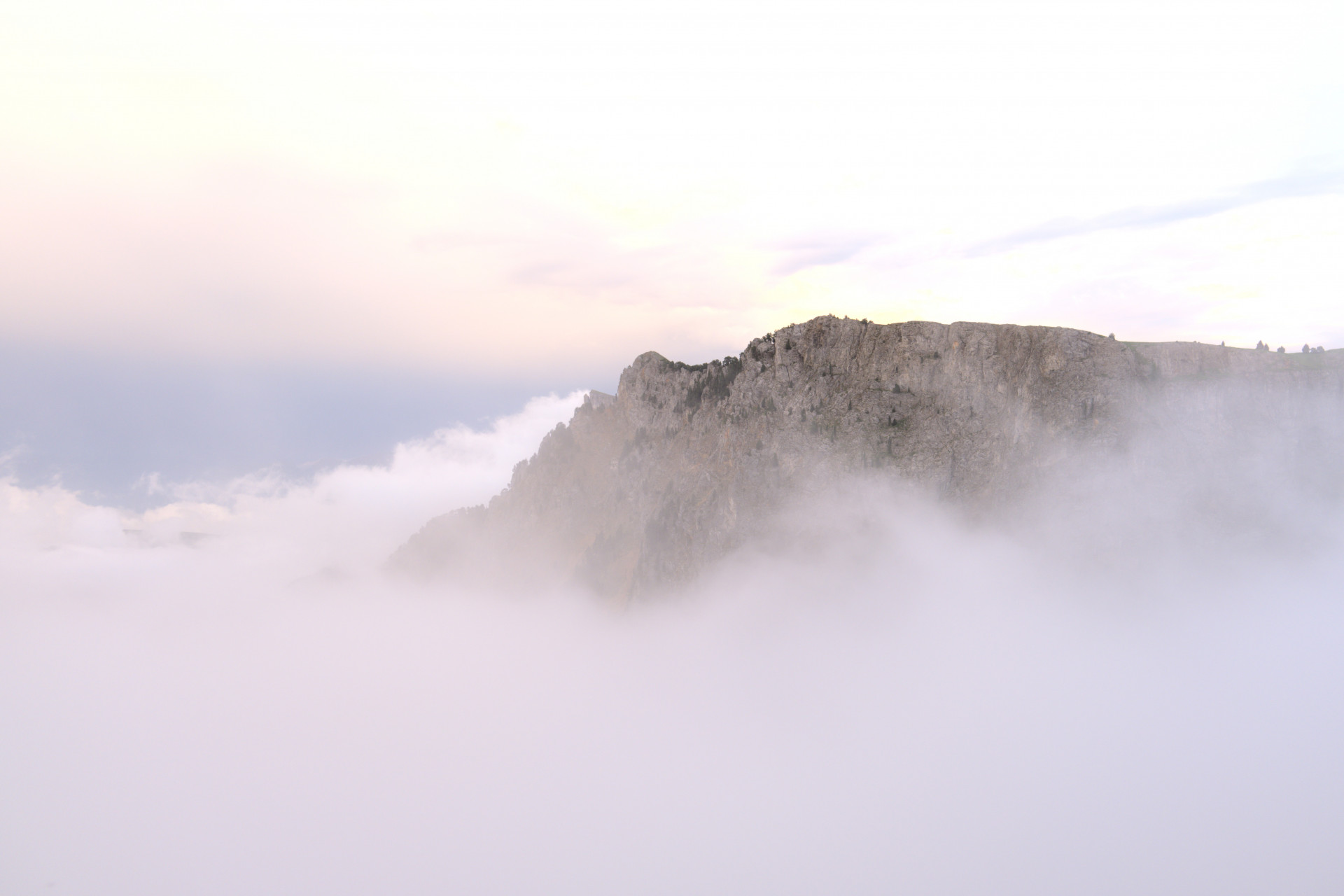 Panorama mer de nuage Hauts Plateaux du Vercors