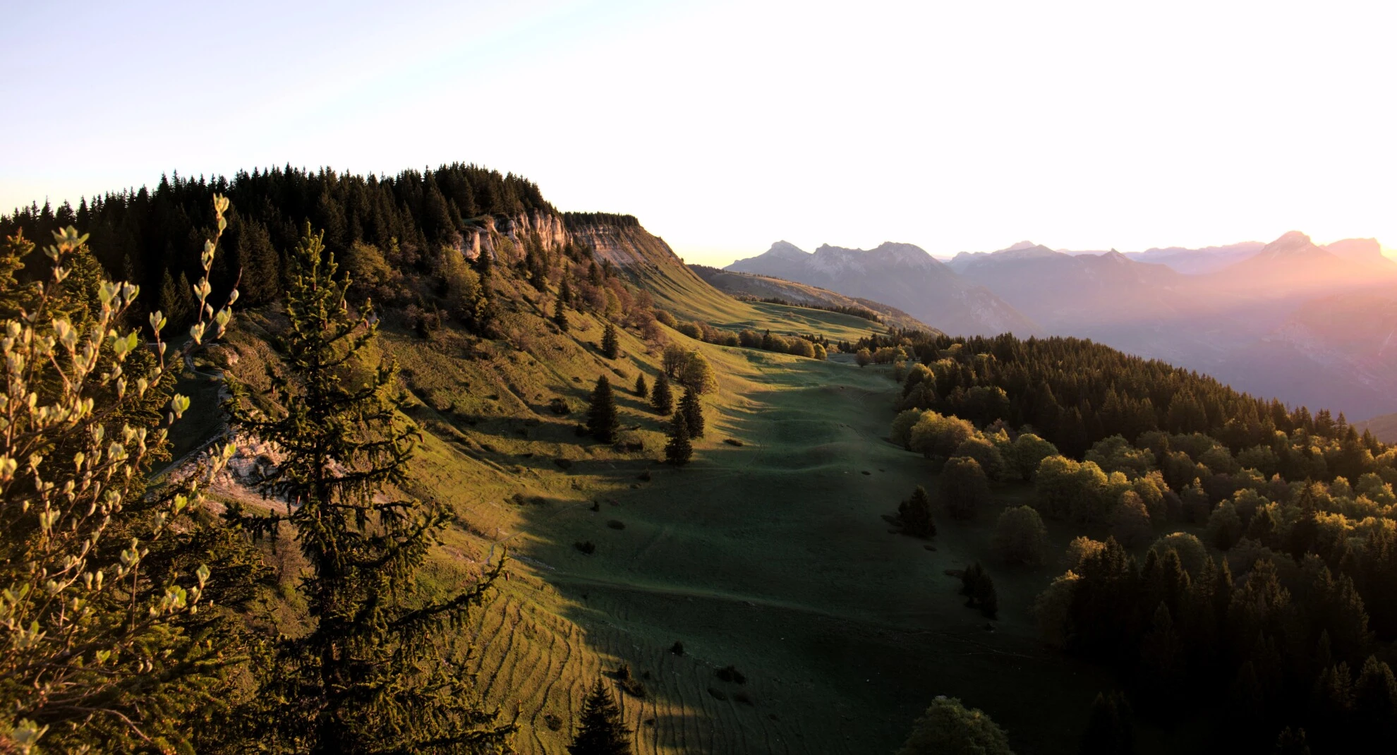 Panorama depuis le plateau de la Molière