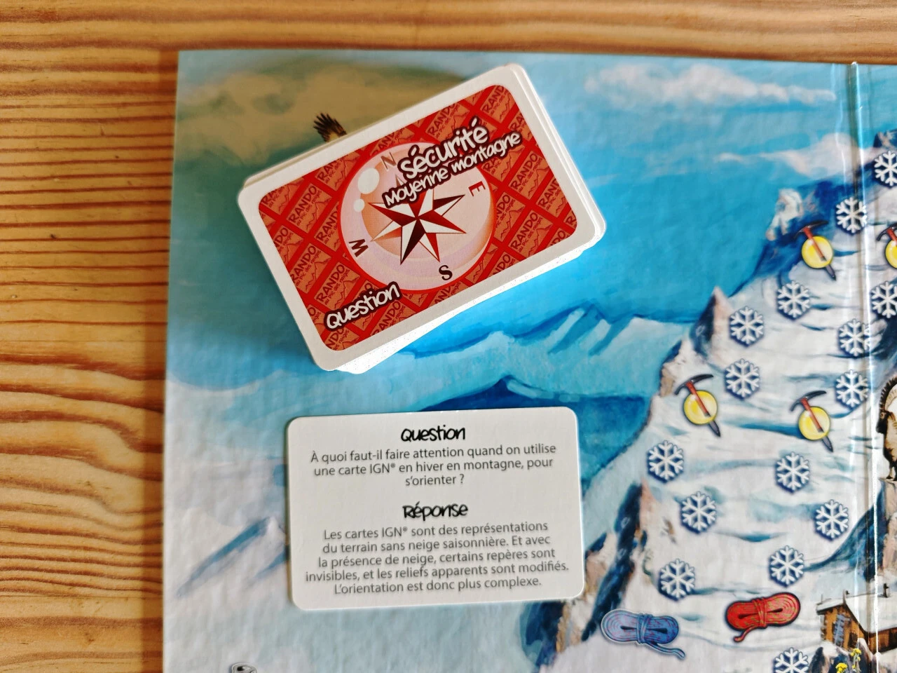 Carte Sécurité moyenne montagne : orientation en milieu enneigé