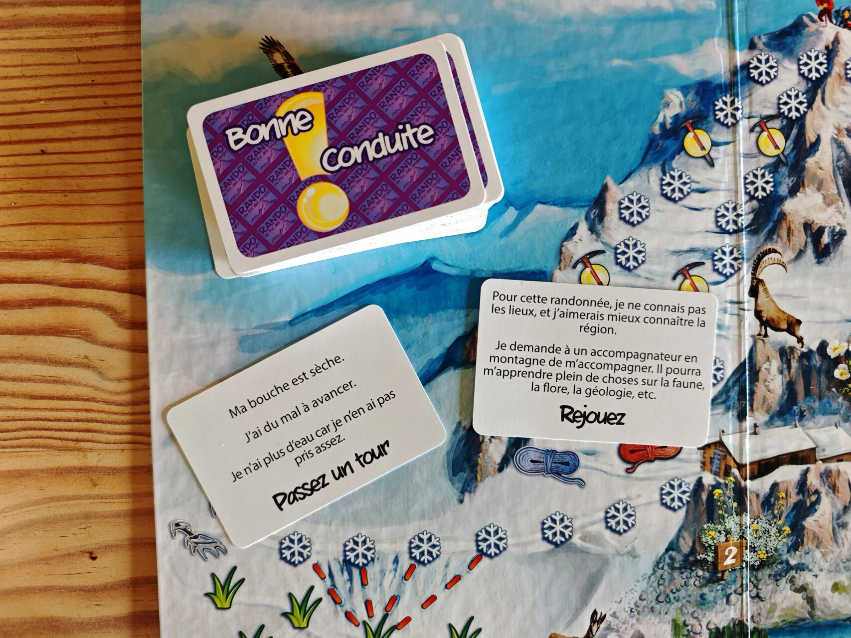 Cartes Rejouez et Passez un tour de la pioche Bonne conduite