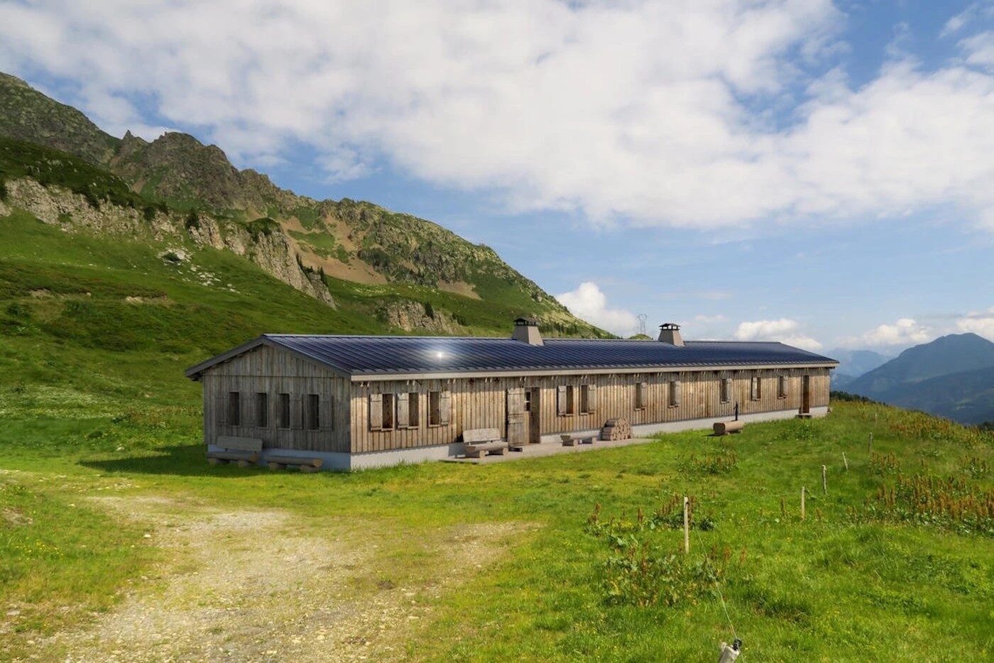 Refuge des Prés, alpage au-dessus des Contamines