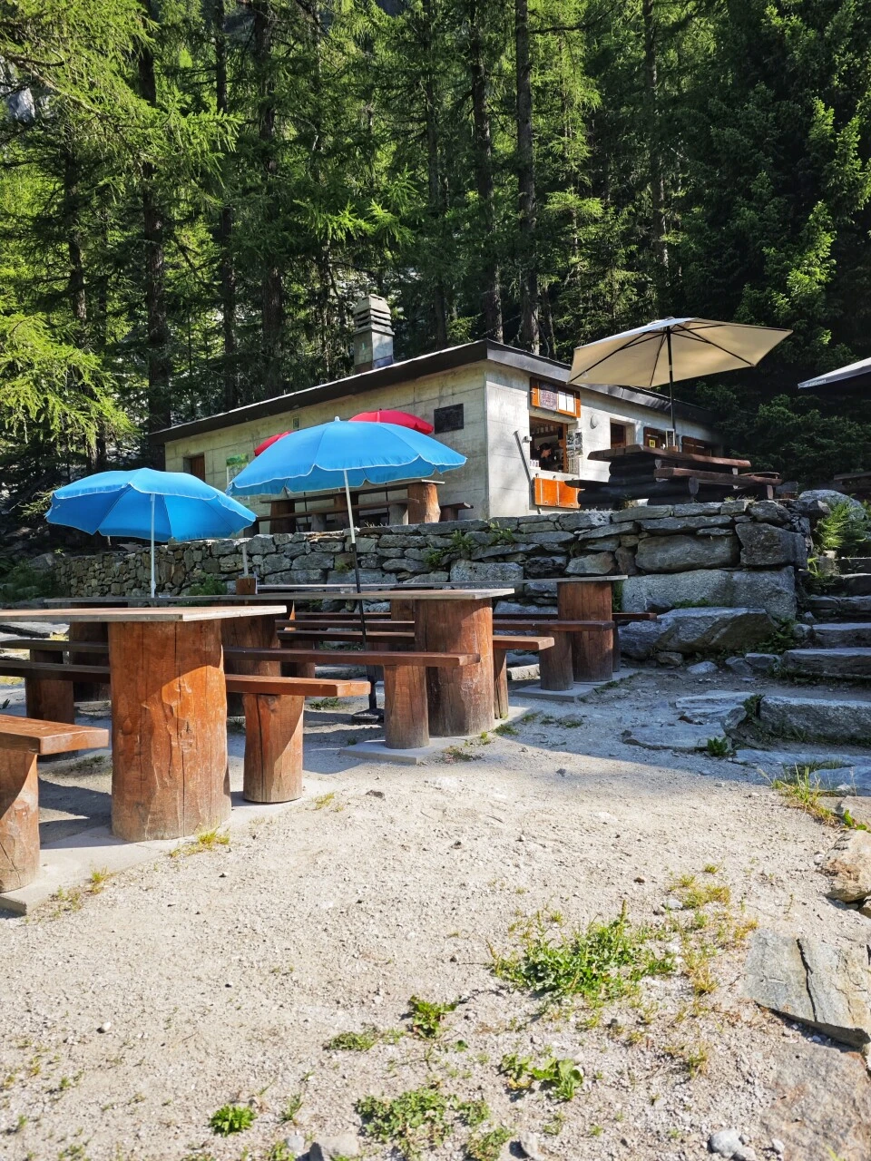 Le Relais d'Arpette, dernière halte avant la montée vers la Fenêtre