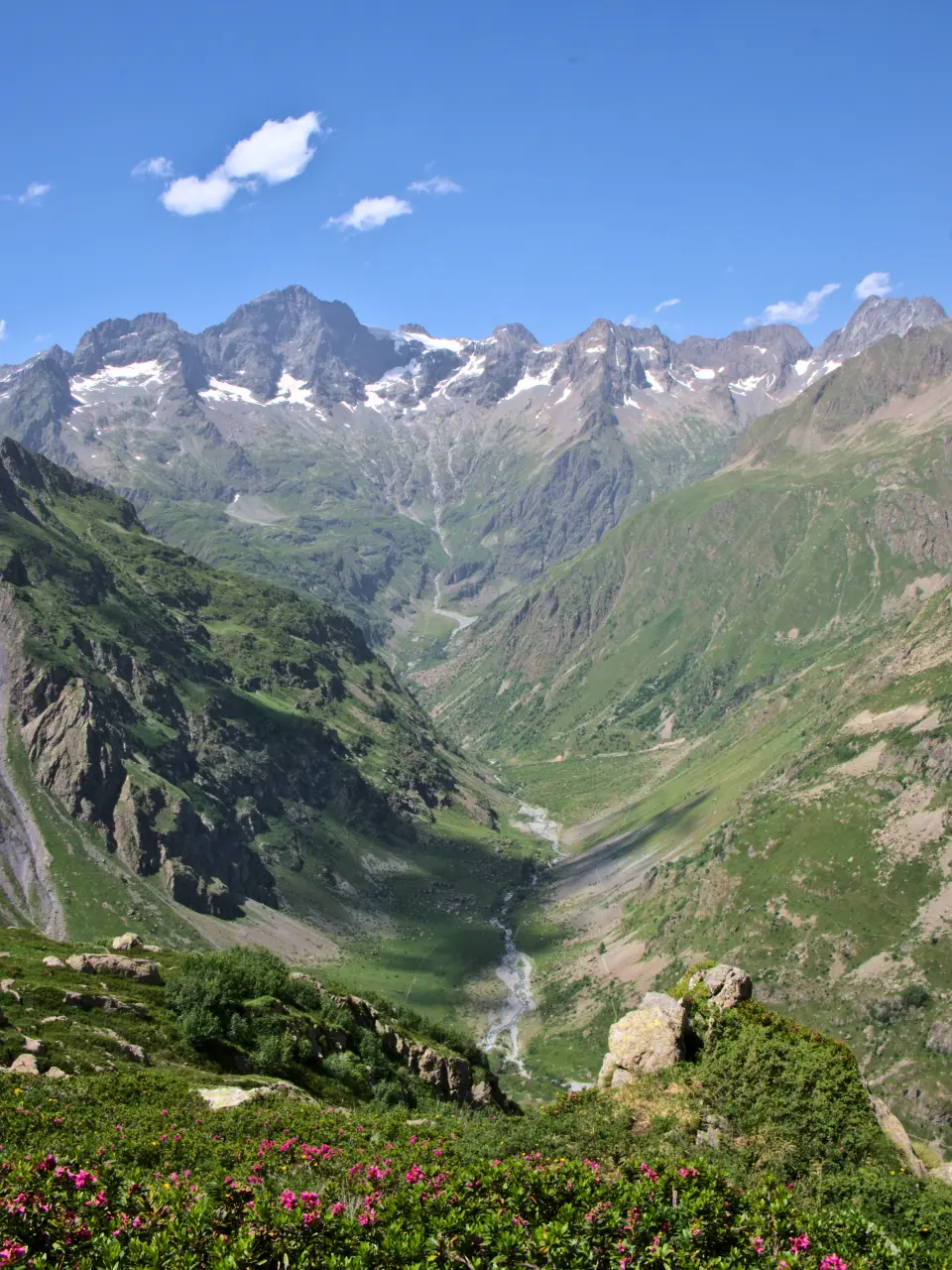 Sentier Balcon Vallon Pierre Chabournéou - Valgaudemar