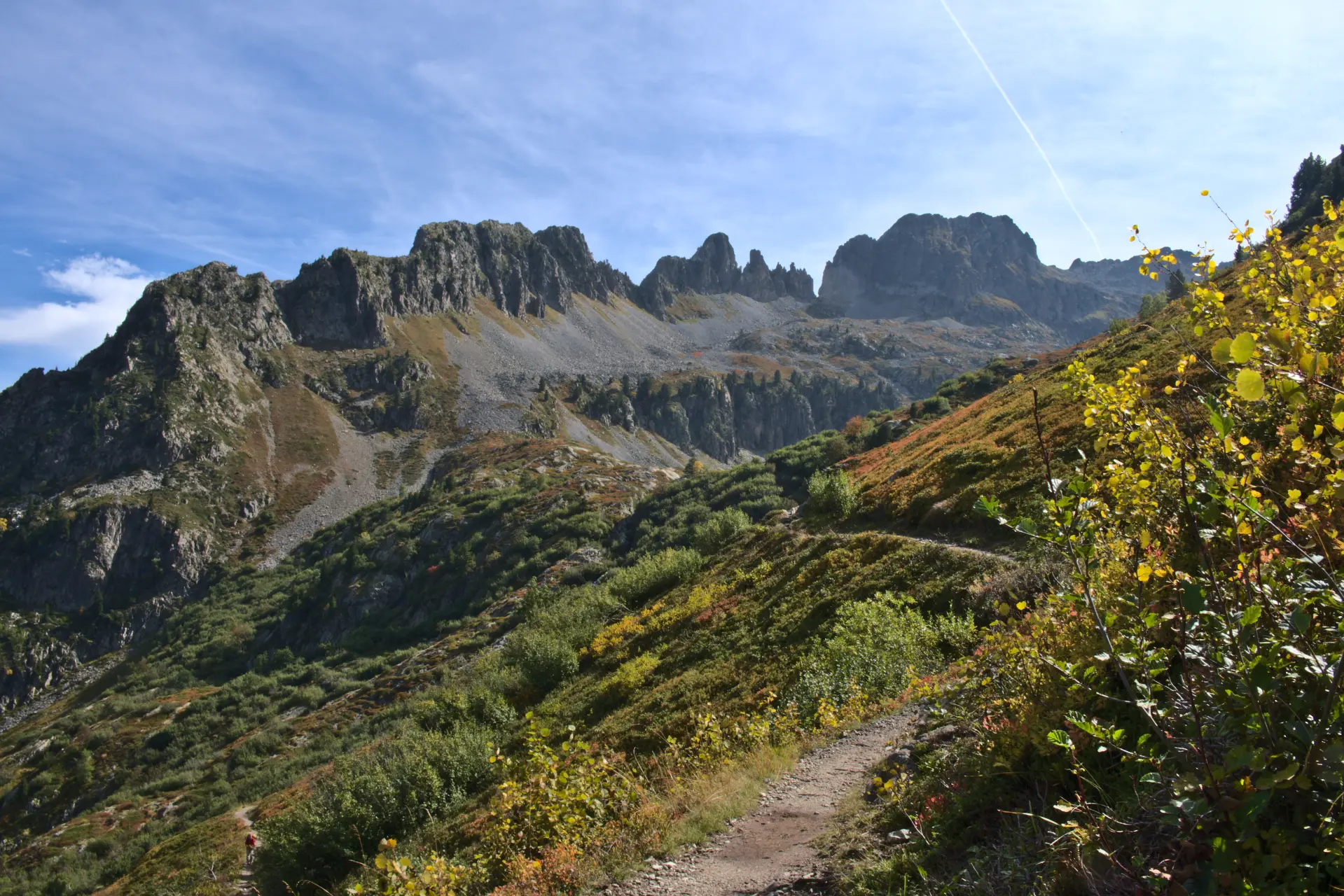 Sentier Écrins Automne