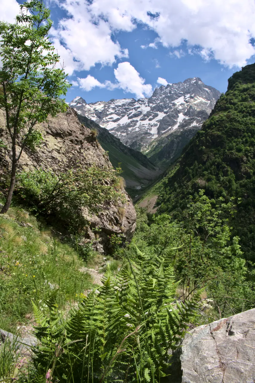 Sirac depuis le sentier du Ministre - Valgaudemar