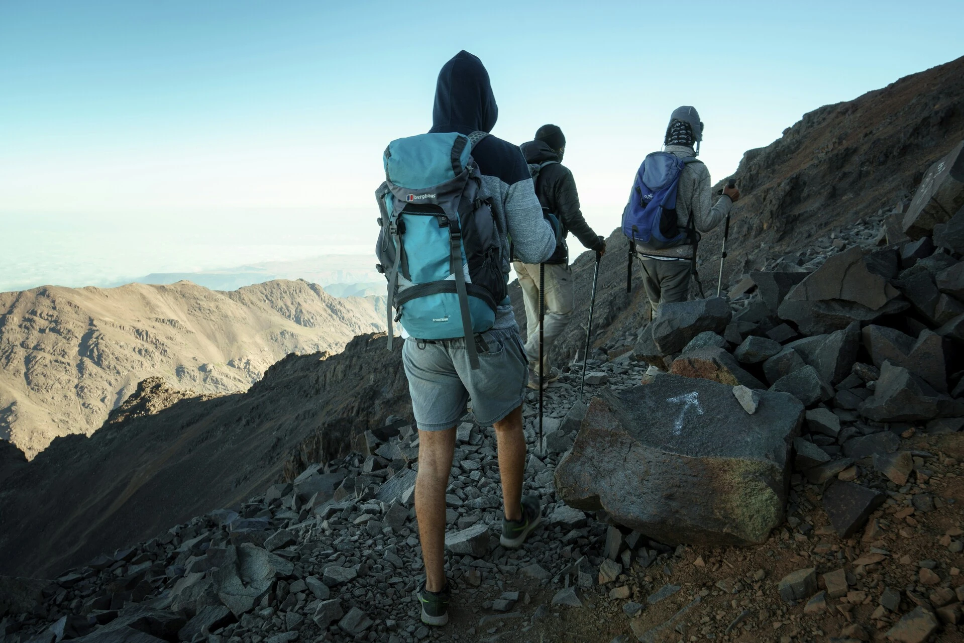 Le Toubkal dans le Haut Atlas marocain