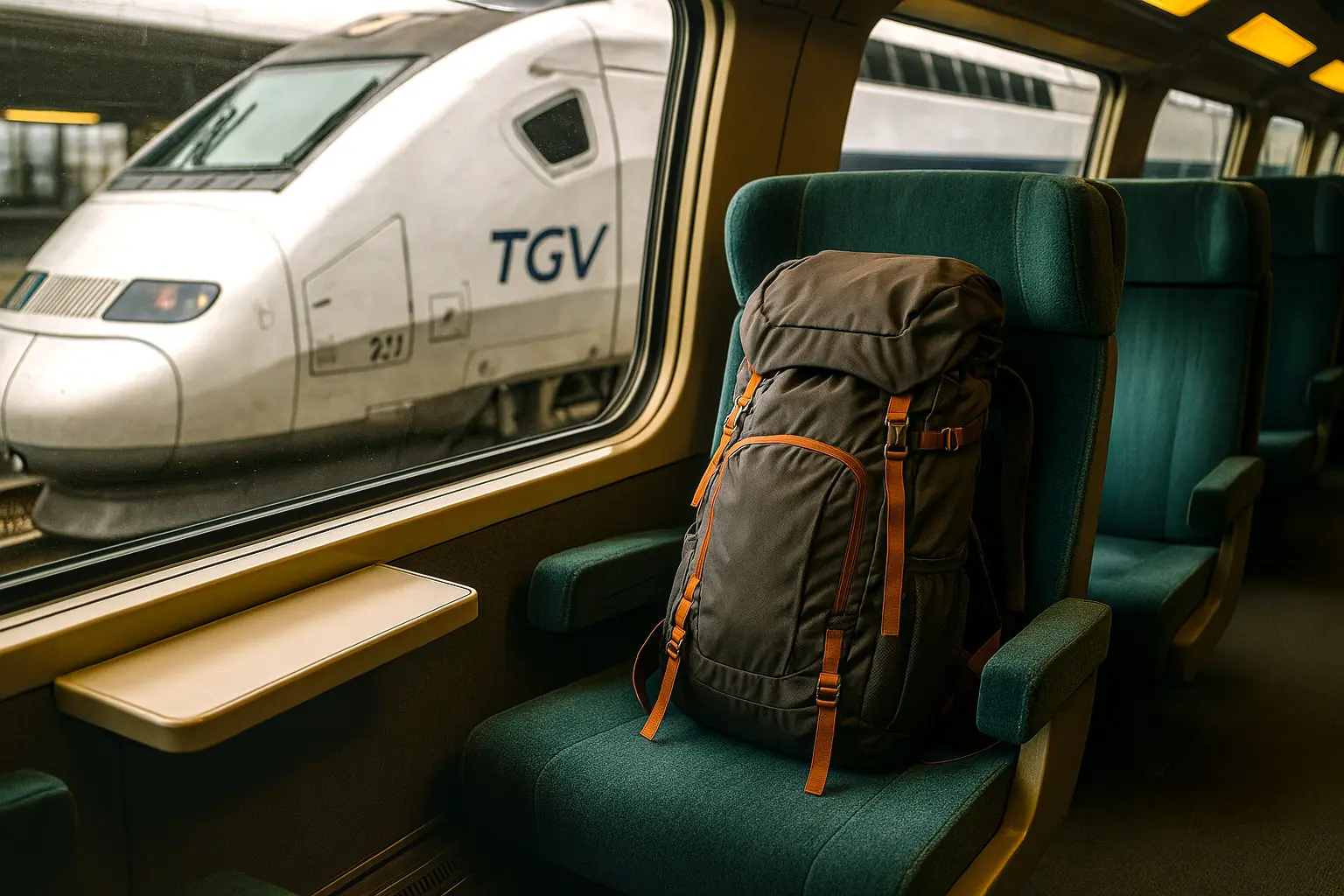 trek accessible en train