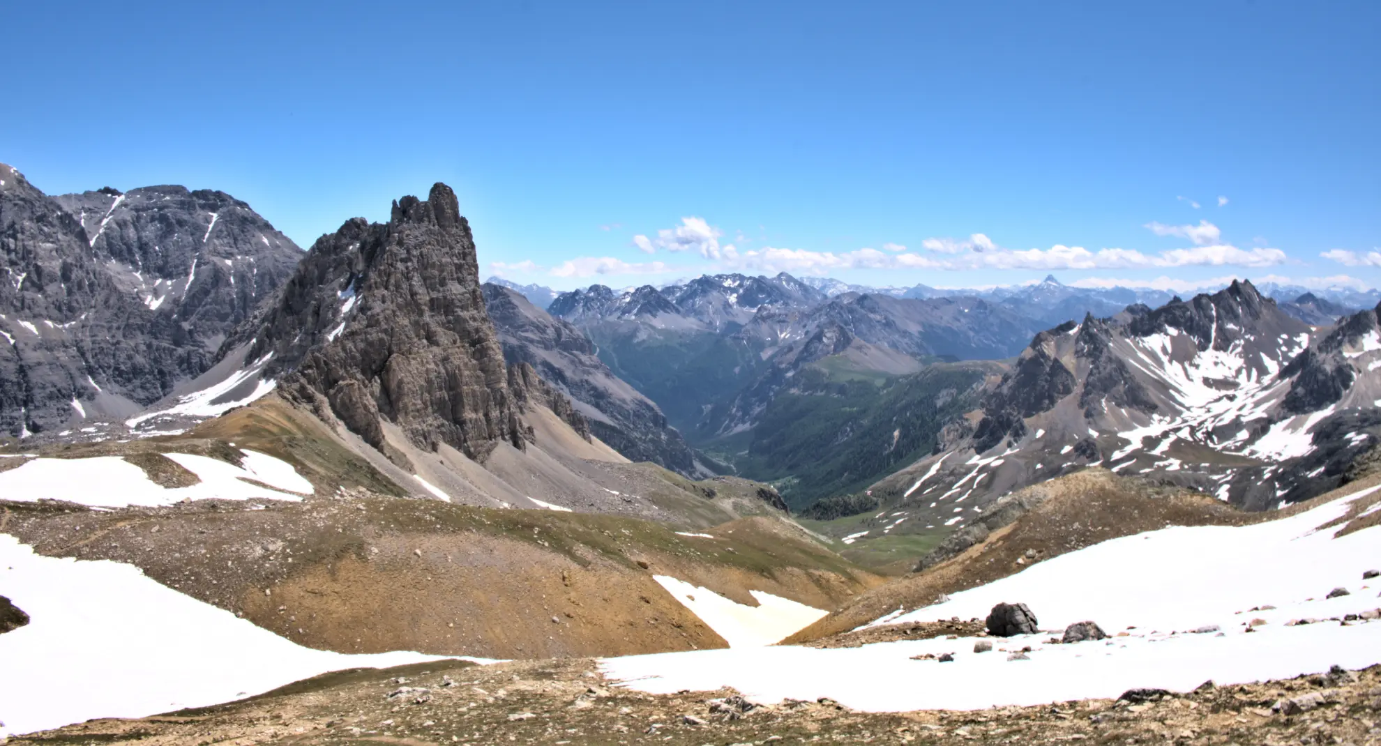 Vallée étroite sous le Mont Thabor