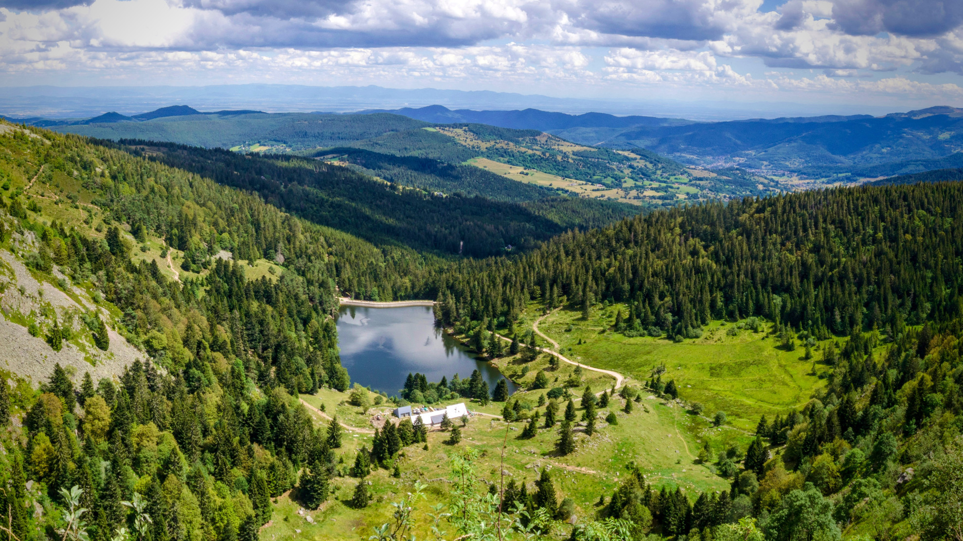 Paysage des Vosges près de Plainfaing